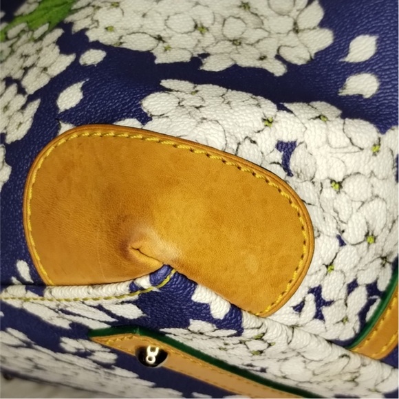 DOONEY & BOURKE ♡ Floral Satchel Bag ♡ Good Condition ♡ Y2K - Picture 12 of 14